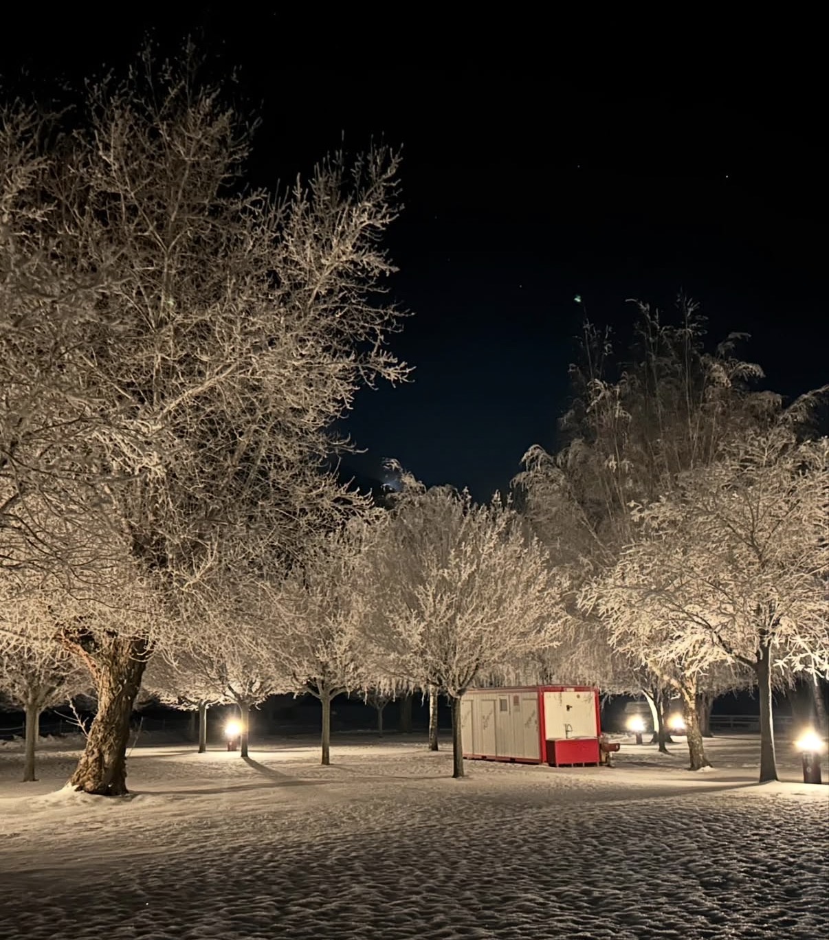 Stellplatz Winter