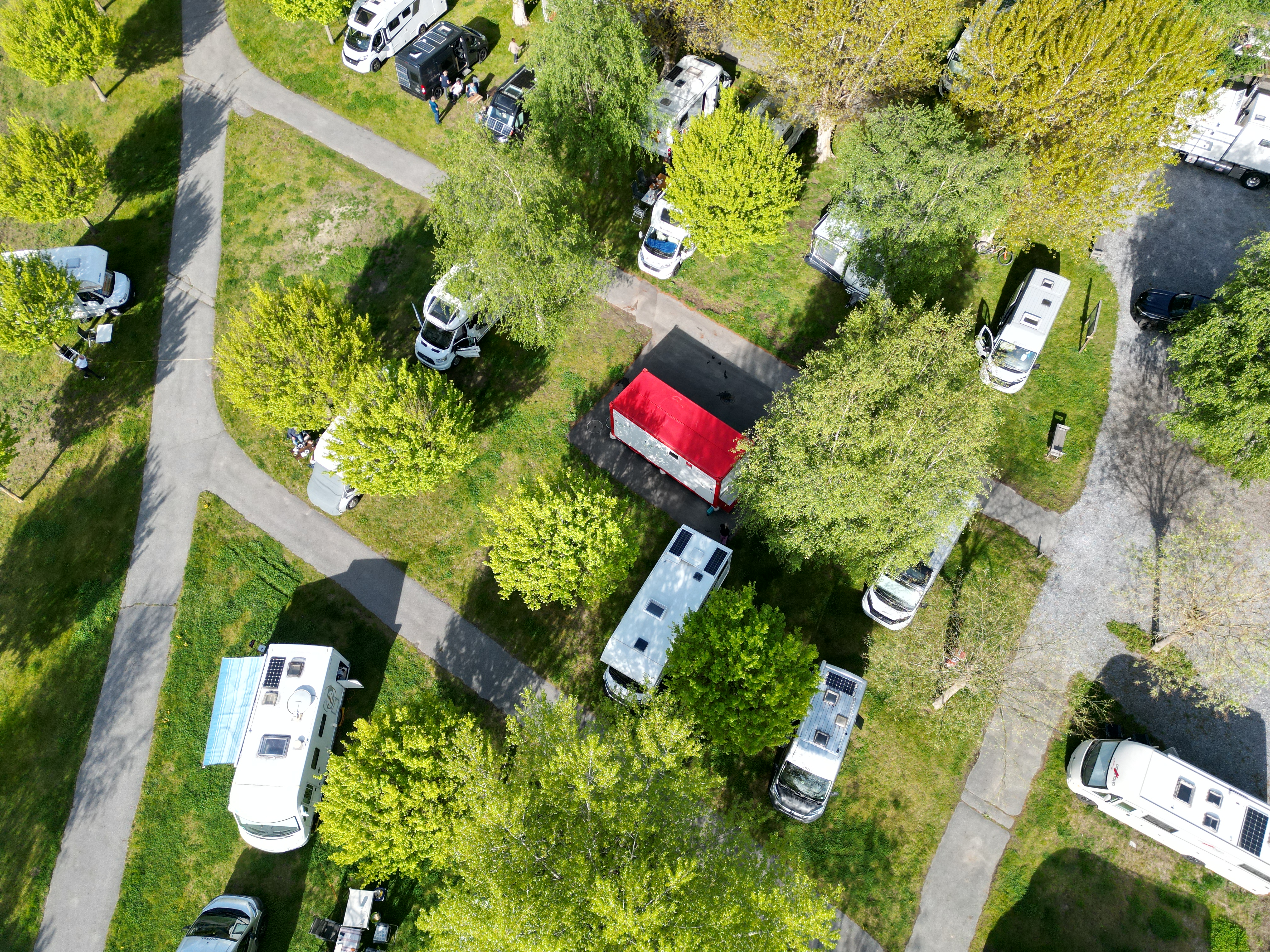 Natur Stellplatz Gampel – Drohnenaufnahme